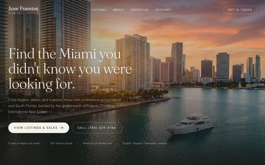 Law homepage concept
